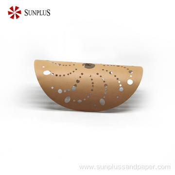 Sandpaper Multi-Holes Gold Sanding Paper Automotive